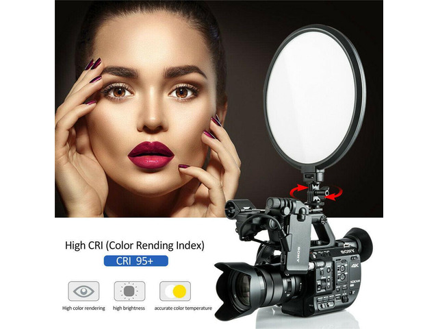 PRO Viltrox 25W Dimmable Fill Light LCD 140 LED Photo Studio Camera Video Lamp