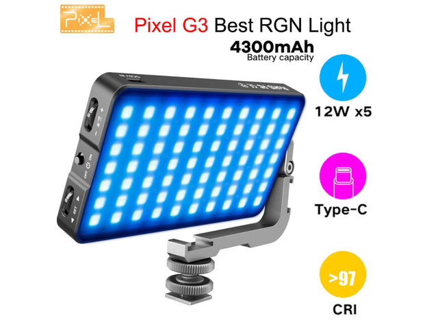 G3 RGN Video Light Film Levels Color Photographic Lighting for Youtube Tiktok Live Broadcast Fill Light Lamp
