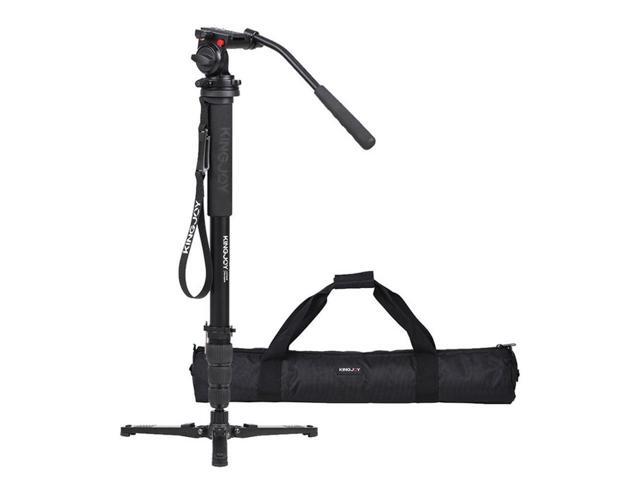 4 Sections Extendable Monopods Multi-Function Monopod with Tripod Head Ballhead for Dslr Camera