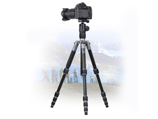 Carbon Fiber Tripod Stand with 360 Rotation Ballhead and Quick Release Set Professional Tripod for Dslr Camera Video Camera