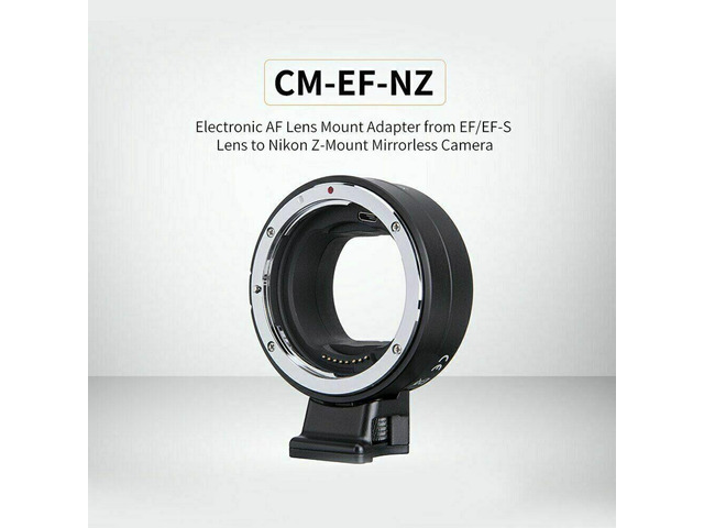 Commlite Metal Auto Focus Lens Mount Adapter for Canon EF Lens To Nikon Z Camera