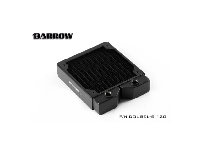 Barrow (Thick 34mm) Doubel-s 120MM series radiator high-density dual-wave copper water cooling row 120MM