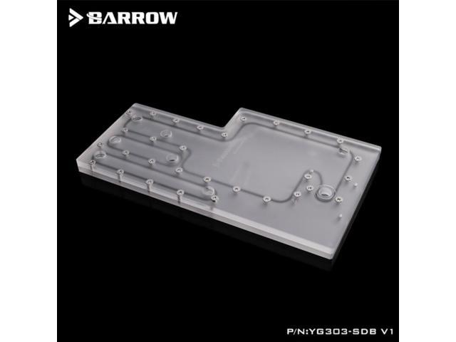 Barrow water cooling waterway plate for IN WIN 303,305 computer case rgb water tank LRC 2.0 5V, YG303-SDB v1 heatsink