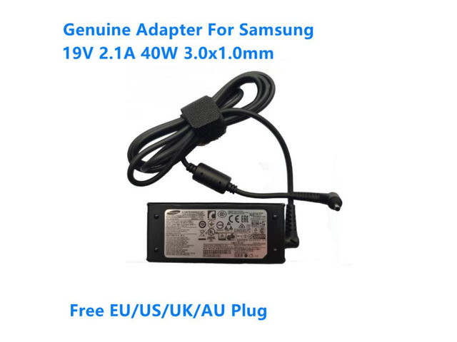 19V 2.1A 40W A13-040N2A AD-4019A AC Adapter For SAMSUNG 530U3C 530U3B 535U3C 900X3G 900X3A Laptop Power Supply Charger