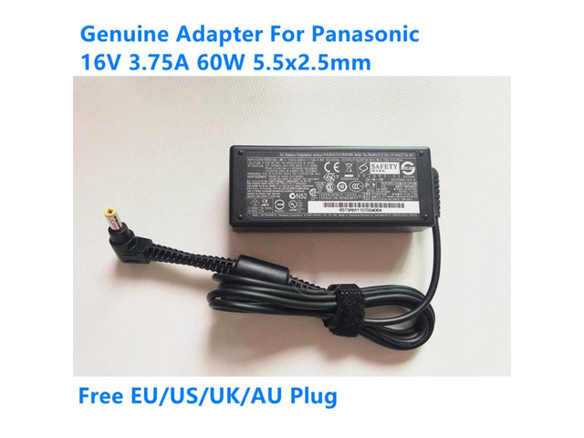 16V 3.75A 60W CF-AA6373A CF-AA1623A AC Adaptor For Panasonic CF-19 CF-29 CF-30 FZ-G1 FZ-B2 Laptop Power Supply Charger