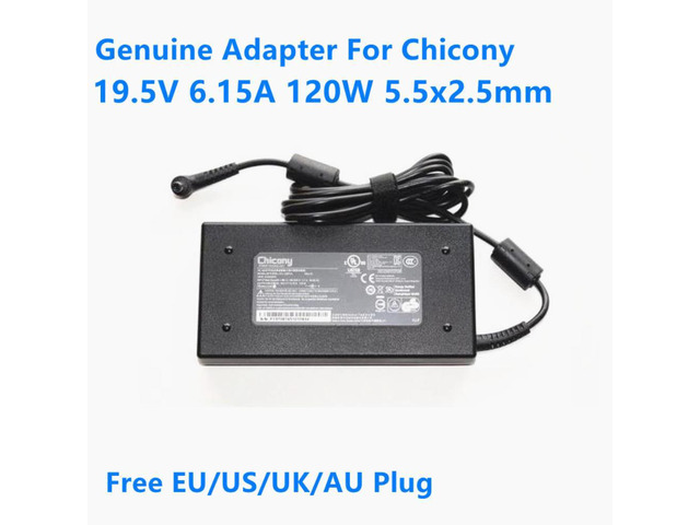 19.5V 6.15A 120W Chicony A12-120P1A AC Adapter ADP-120MH D For MSI GE60 GE70 GP70 GS70 GS60 Gaming Power Supply Charger