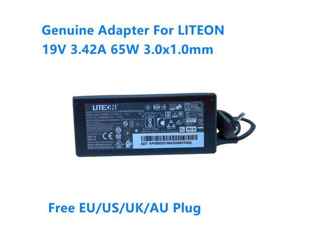 19V 3.42A 65W 3.0x1.0mm LITEON PA-1650-50 LPS AC Adapter For Laptop Power Supply Charger