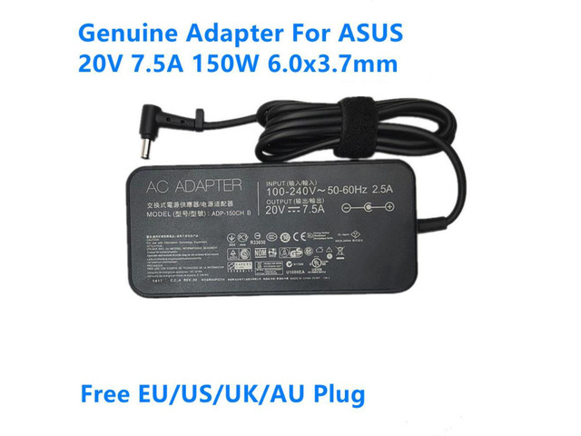 ADP-150CH B AC Adapter Charger For ASUS ROG G531GT FX505GT FX705DT A18-150P1A 20V 7.5A 150W Laptop Power Supply Adapters