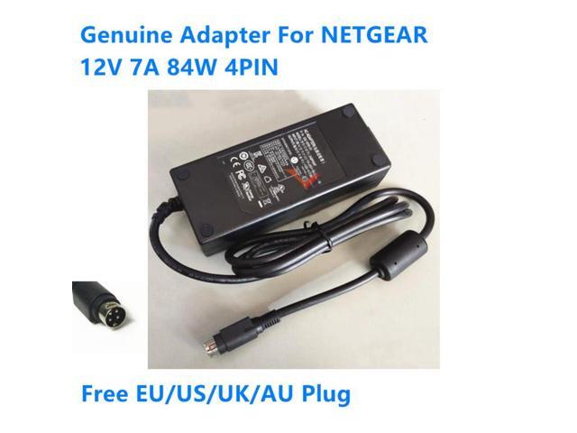 12V 7A 84W 4PIN 2ABP084F NU90-9120700-I2 AC Adapter For CWT NETGEAR NAS Power Supply Charger