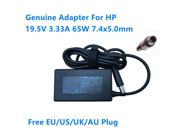 19.5V 3.33A 65W 7.4x5.0mm L39752-001 TPN-LA16 Power Supply AC Adapter For HP Laptop Power Charger