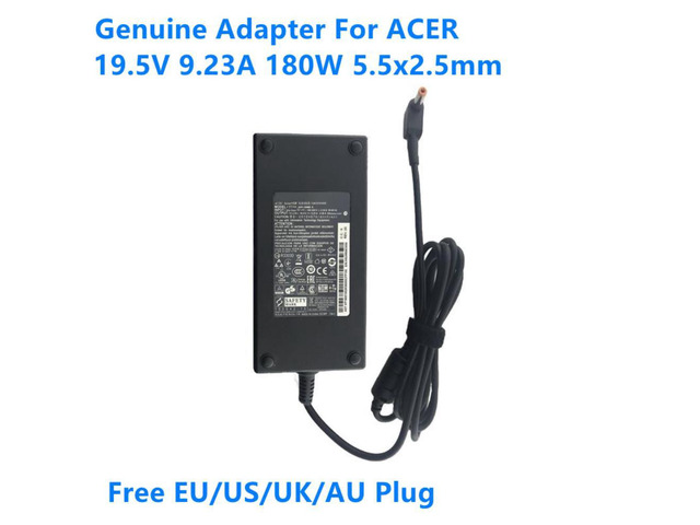 AC Adapter Charger For ACER ADP-180MB K 19.5V 9.23A 180W 5.5x2.5mm Laptop Power Supply Charger