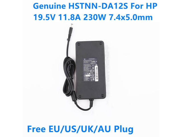 HSTNN-DA12S 19.5V 11.8A 230W 7.4x5.0mm Charger AC Adapter For HP ELITEBOOK 8740W 8560W 8540W 8530W 8440W 8440P 8540P