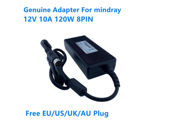 12V 10A 120W 8PIN ADP1210-01 Power Supply AC Adapter For mindray M5 M7 MEDICAL Power Charger