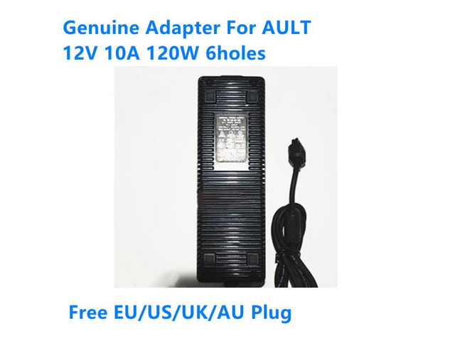 12V 10A 120W 6PIN MW122 Power Supply AC Adapter For AULT MEDICAL Power Charger