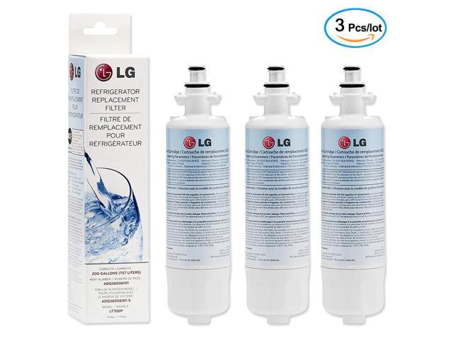 LG LT700P refrigerator water filter replacement ADQ36006101 ADQ36006102 KENMORE 469690, 3 packs photo