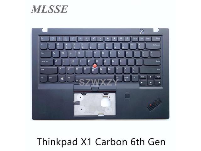 Laptop For Lenovo Thinkpad X1 Carbon 6th Gen Palmrest Cover Case US English Backlit Keyboard 02HL880 01YR573