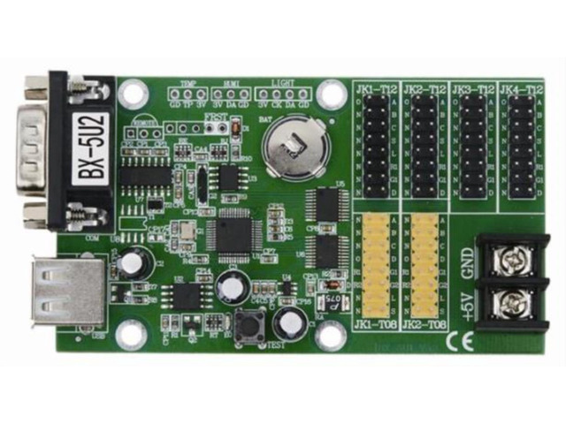BX-5U2 USB and serial dual ports onbon led scrolling sign controller BX led card