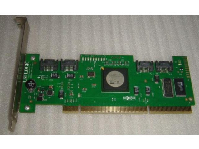 Avago LSI SAS 3041X-R 8 port HBA JBOD SATA X4 SAS 3Gb PCI-x 133 Controller Card