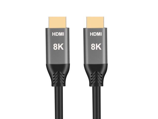 HDTV 2.1 Cable Ultra-HD UHD 8K 60hz 4K 120hz Cable 48Gbs with Audio & Ethernet HDTV Cord 1m-5m
