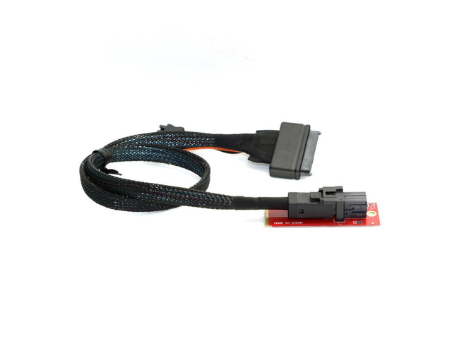 U.2 U2 Kit SFF-8639 NVME PCIe SSD Adapter & Cable for Mainboard Intel SSD 750 M.2 SFF-8643 Mini SAS HD
