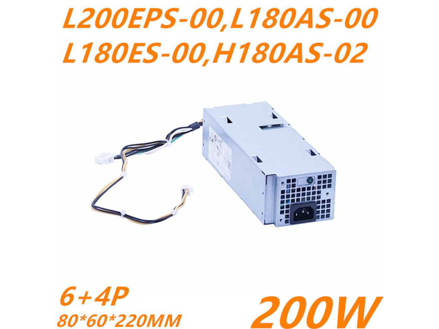 PSU For Dell 3050 5050 7050 6Pin 200W Power Supply L200EPS-00 L200AS-00 B200AS-0