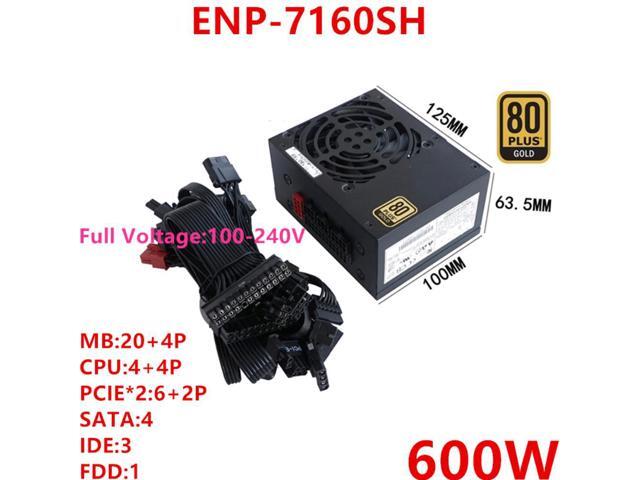 PSU For Enhance ITX SFX 600W Switching Power Supply ENP-7160SH