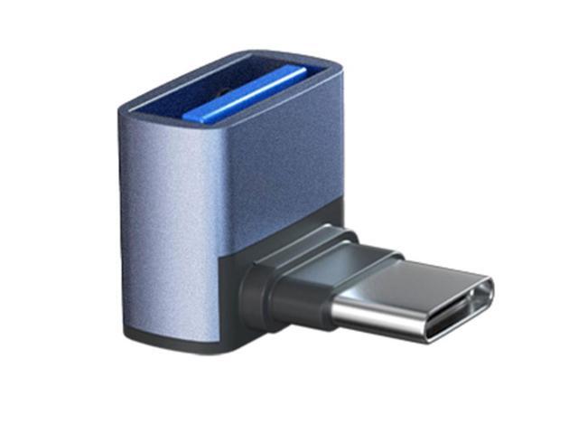 USB C to USB 3.0 Adapter Male to Female Converter Middle Bending Convert Adaptor