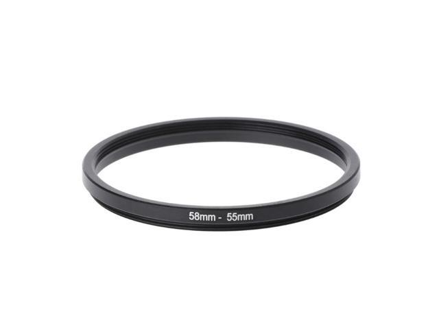 58mm To 55mm Metal Step Down Rings Lens Adapter Filter Camera Tool Accessory