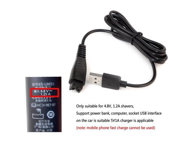 4.8V 5V 1.25A USB Charger RE7-87 RE7-59 for panasonic ES-LF50 ES-LA10 ES-LA50 ES-LA92 Shaver for Razor Charger