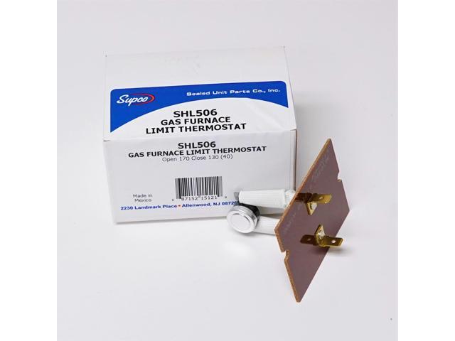 Supco SHL506 Plenum Limit Thermostat Thermodisc L170-40