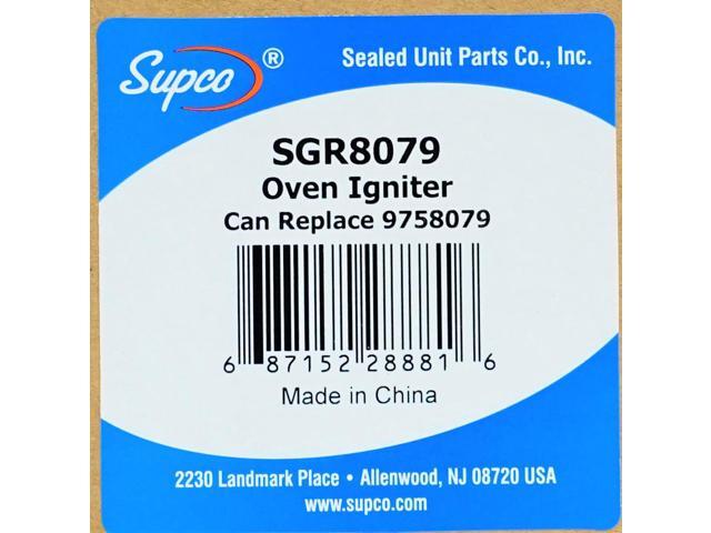 SGR8079 for 9758079 Whirlpool Gas Range Oven Spark Ignitor Electrode