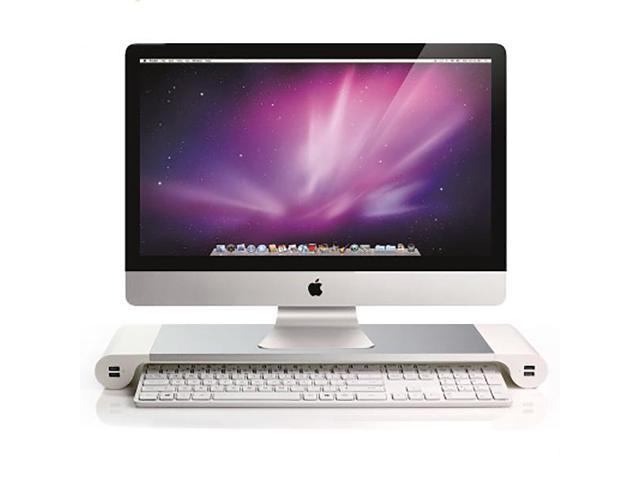 Monitor aluminum alloy stand Notebook computer heightened base LCD Multifunction useful base with USB charging port
