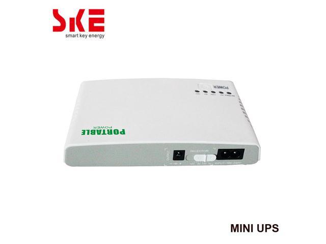SKE Mini UPS Battery Backup Uninterrupted Power Supply Built-in 8800mAh for WiFi, Modem Router, CCTV, Security Camera Batterypack with Output Power.
