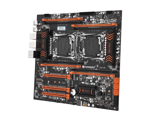 HUANANZHI X99 F8D X99 Motherboard Intel Dual CPU X99 LGA 2011-3 E5 V3 DDR4 RECC 256GB M.2 NVME NGFF USB3.0 E-ATX X99 Server