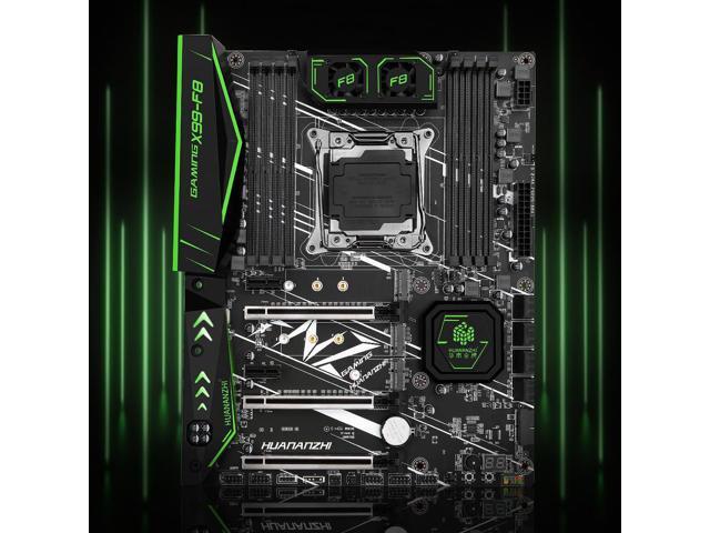 HUANANZHI X99 F8 X99 Motherboard with Intel XEON E5 2666 V3 LGA 2011-3 DDR4 RECC NON-ECC memory combo kit set NVME
