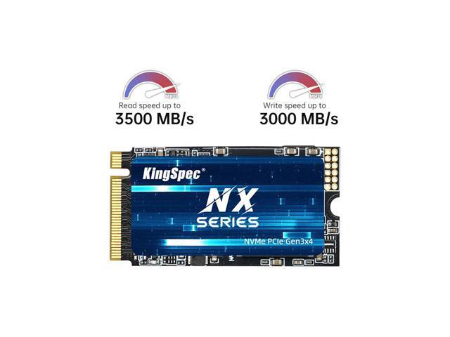 The KingSpec Solid State Drive NX Series 512 GB M.2 2242 PCIe 3.0 x 4 NVMe 1.3 SSD High-Performance for PC Laptop Desktop Ultrabook and Portable...