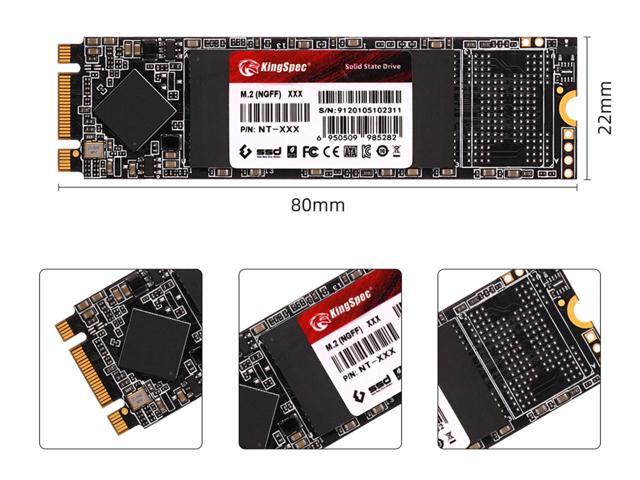 KingSpec M.2 2280 2TB SSD NGFF M.2 SATA III 6Gb/s Internal Solid State Drive Hard Disk Data Storage for PC Desktop Laptop Ultrabook 3D NAND SATA...