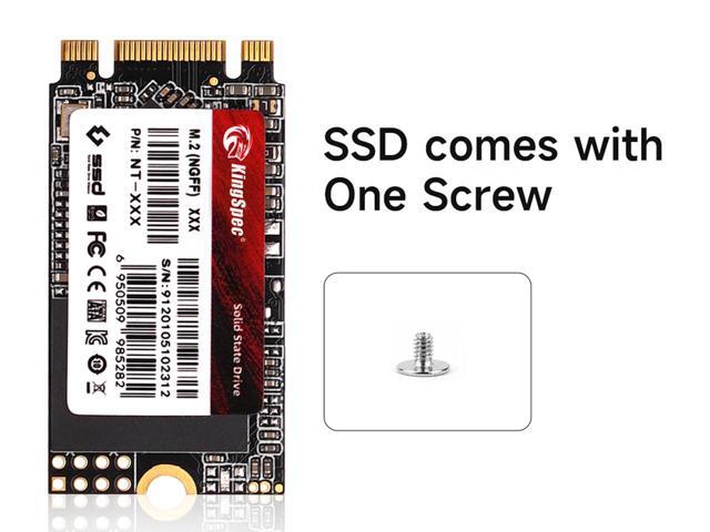 KingSpec M.2 SATA 2242 SSD Internal Solid State Drive 1TB ROM High-Performance Hard Drives Computer Disk Data Storage NAND Flash PC Desktop Laptop