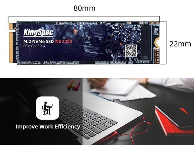 KingSpec M.2 2280 1TB PCIe Gen3 x4, NVMe 1.3 3D NAND Internal Solid State Drive (SSD), up to 3000MB/s