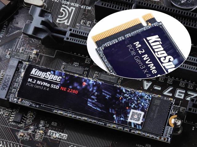 KingSpec M.2 2280 1TB PCIe Gen3 x4, NVMe 1.3 3D NAND Internal Solid State Drive (SSD), up to 3000MB/s