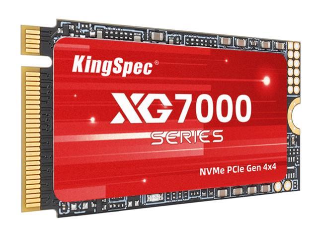 KingSpec 2TB NVMe PCIe 4.0x4 M.2 2242 Internal Solid Drive High Performance Read/Write Speed Up to 7200/6400 MB/s Support NVMe 1.4 2TB