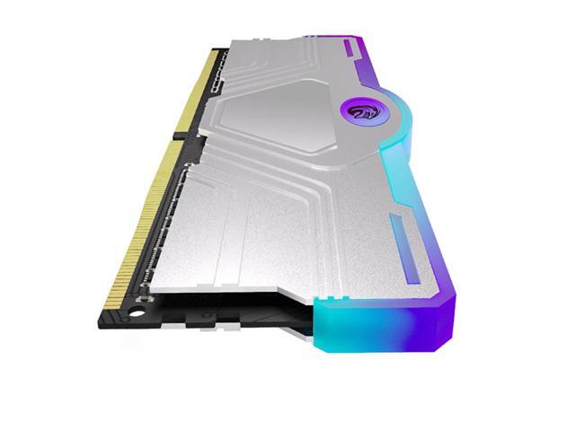 KingSpec DDR4 RAM RGB 16GB Memory Module 3600 MHz 288-Pin 1.35V UDIMM with Silver Heat Dissipation Vest for Computer Desktop PC Memories Module Gaming