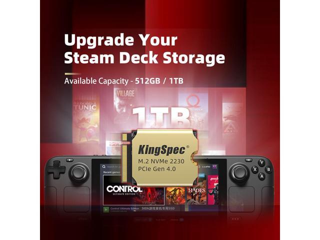 KingSpec SSD XF Series 2TB M.2 2230 Internal Solid State Drive NVMe PCIe 4.0X4 Compatible with Steam Deck, ASUS ROG Ally and ultra thin notebooks ...