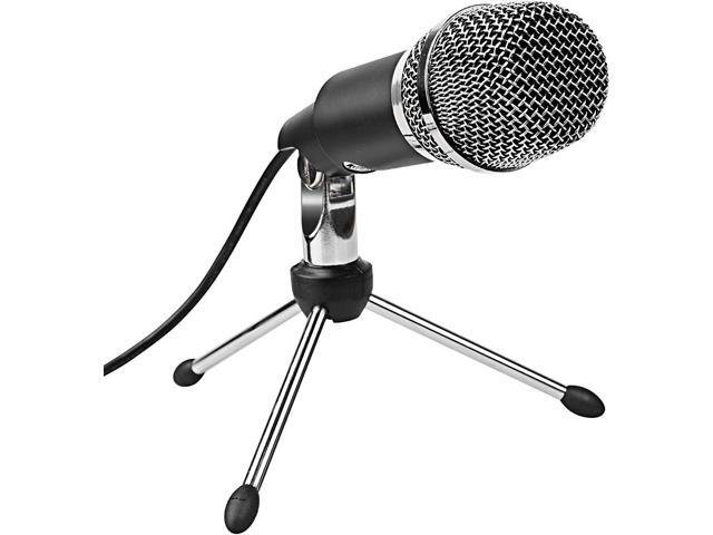 FIFINE USB Microphone, Plug and Play Home Studio USB Condenser Microphone for Skype, Recordings for YouTube, Google Voice Search, Games, for...