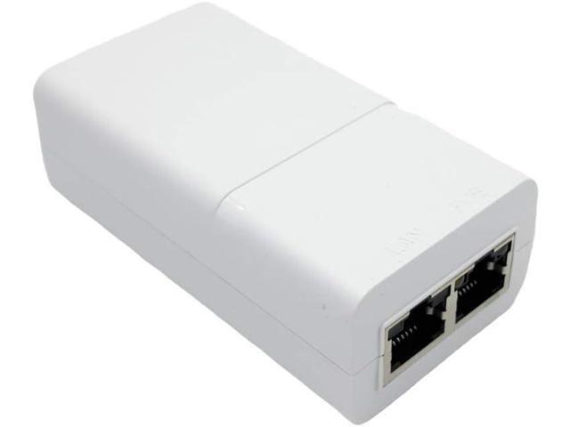 Poe Texas PoE Injector - Single Port Power Over Ethernet Passive PoE Adapter - 10/100/1000 Gigabit Data with Integrated 48V 15W Power Supply - Plug...