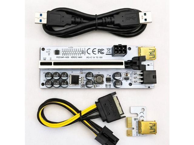 New graphics card extension cable USB3.0 high-speed graphics card PCI-E adapter card 1X to 16X VER012