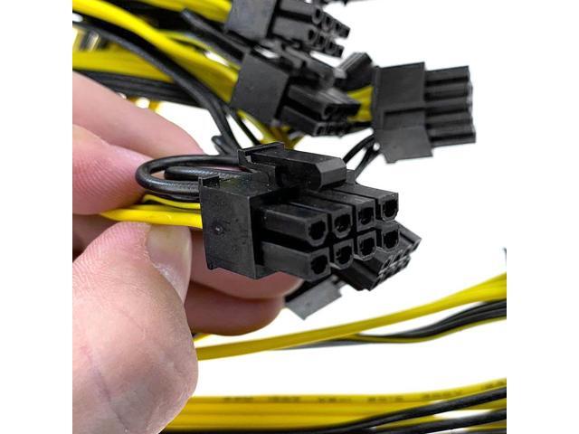 DPS-1200FB A 1200W PSU Power Supply + Breakout Board + 12pcs 6pin-to-8pin Cables