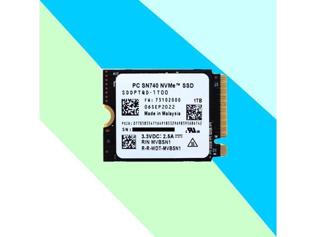 1 PC SN740 1TB M.2 2230 SSD NVMe PCIe4x4 For Steam Deck ASUS ROG Flow X Laptop