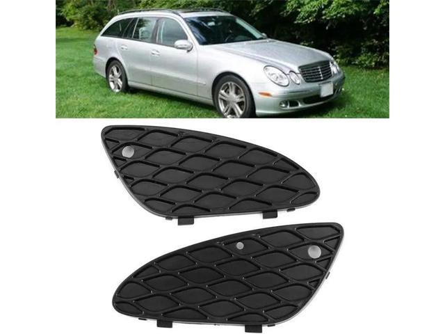 Paiying 1 Pair Front Bumper Fog Light Cover Mesh Grille For Mercedes W211 E-Class E500