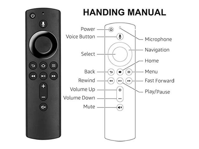 Voice Remote Control For Amazon Fire TV Box Stick 4K 3rd Gen Remote Control